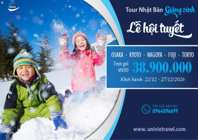 ĐÓN GIÁNG SINH TẠI NHẬT BẢN 2026