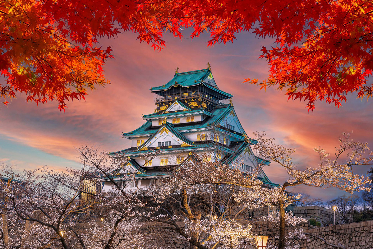 Lâu đài Osaka - Univiet Travel - Unique Always