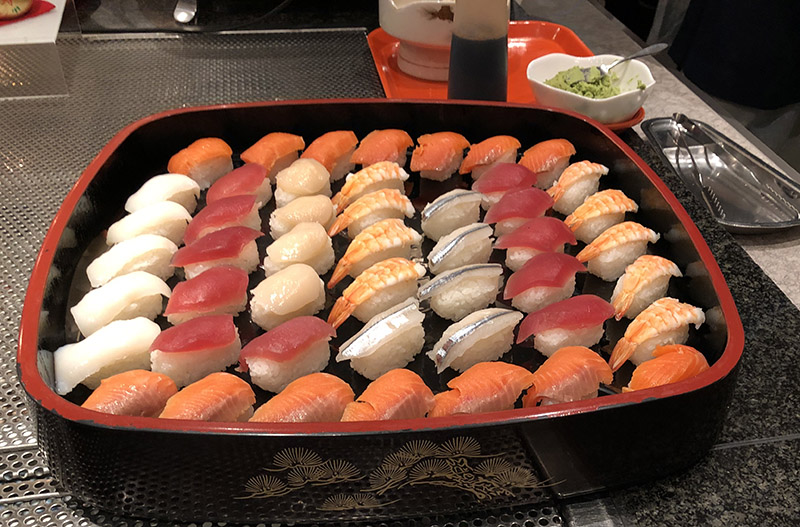 Tự do thưởng thức Sushi tươi ngon
