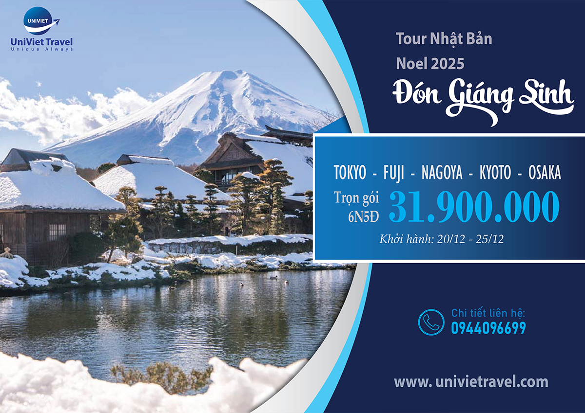 ĐÓN GIÁNG SINH TẠI NHẬT BẢN 2025