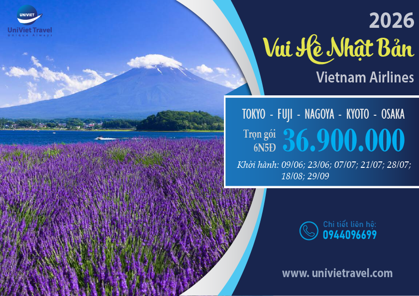 TOUR NHẬT BẢN MÙA HÈ - Vietnam Airlines