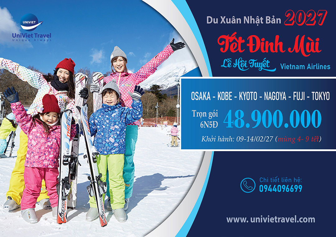 TẾT ÂM LỊCH 2027 - DU XUÂN NHẬT BẢN